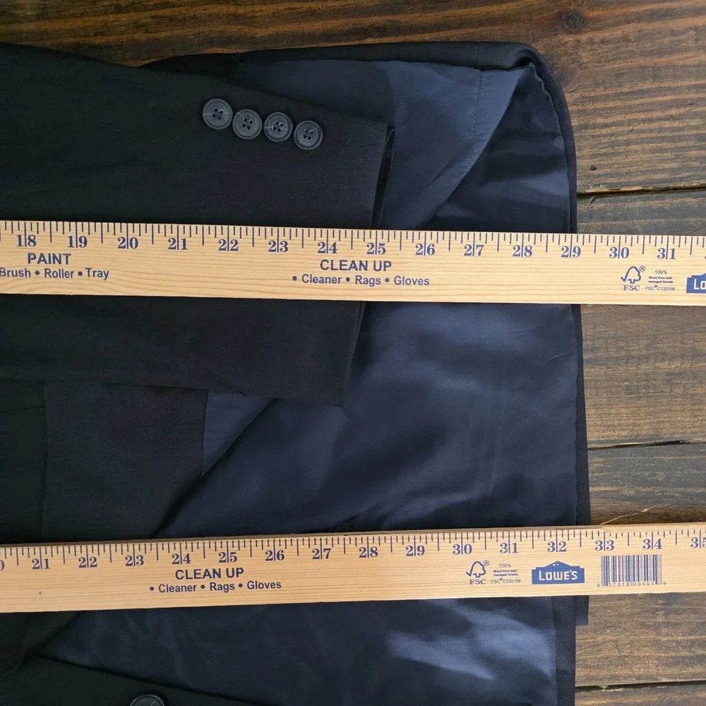 JOS A BANK 710 Gordon Men's Sport Coat Blazer Two Button Deep Navy Wool Size 40L